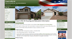 Desktop Screenshot of creechafbhousing.com