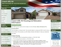 Tablet Screenshot of creechafbhousing.com